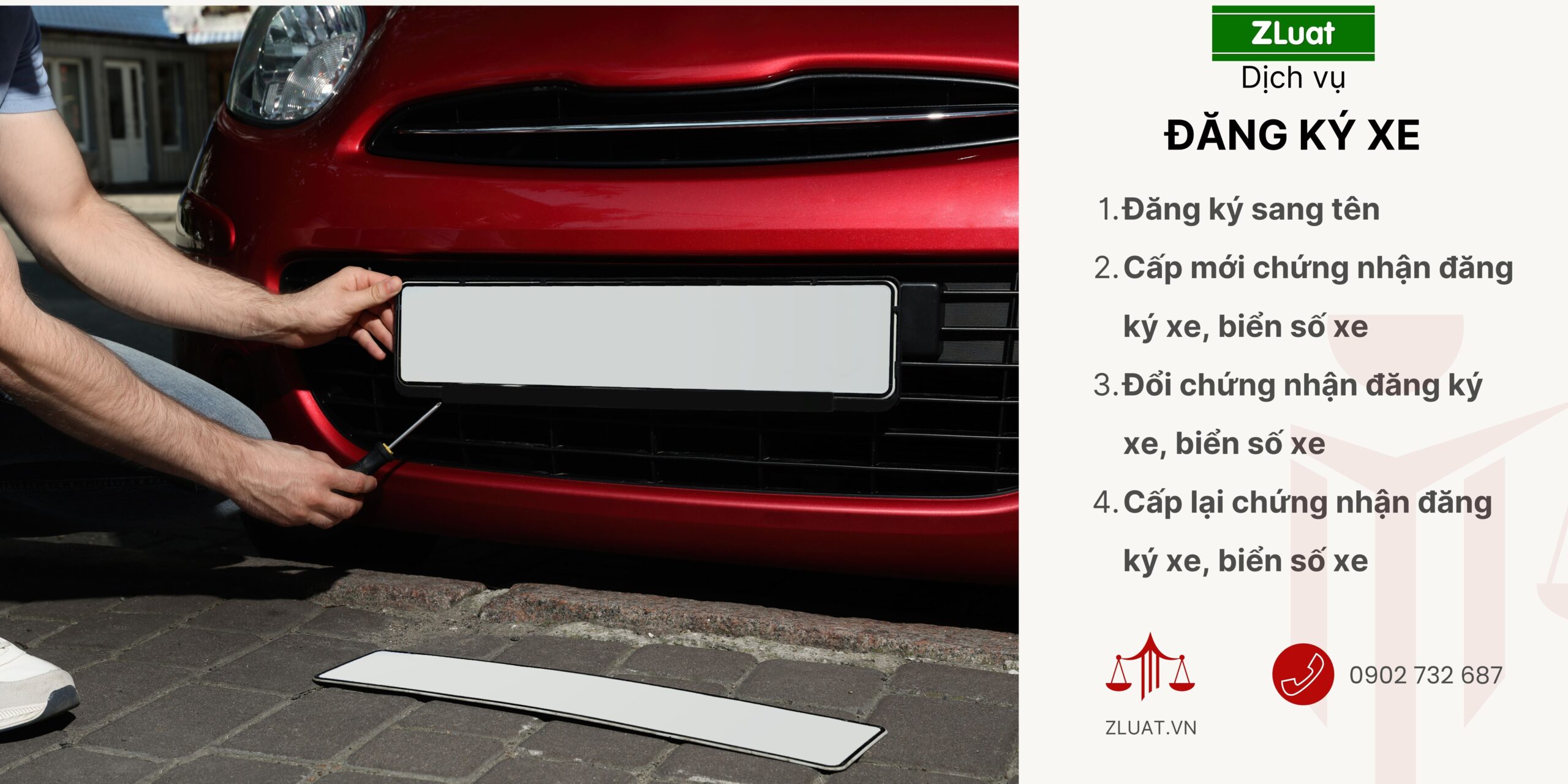 Hỗ trợ trọn gói Đăng ký sang tên xe máy, xe ô tô, các loại xe tương tự nơi Cam Bình, Cam Ranh, Khánh Hòa<br><br> - Ảnh 1